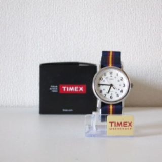 タイメックス(TIMEX)の【Sale】TIMEX ウィークエンダー Navy ×Yellow(腕時計)