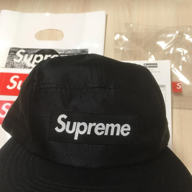 Supreme(シュプリーム)の【値下げ！】新品 supreme raw silk camp cap メンズの帽子(キャップ)の商品写真