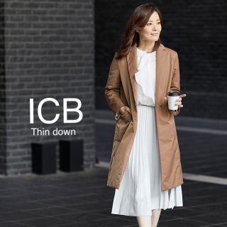 アイシービー(ICB)の【値下げ】今季 icb thin down チェスターコート(ダウンコート)