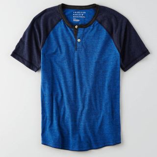 アメリカンイーグル(American Eagle)のアメリカンイーグル ヘンリーネック 半袖 Tシャツ サイズS(その他)