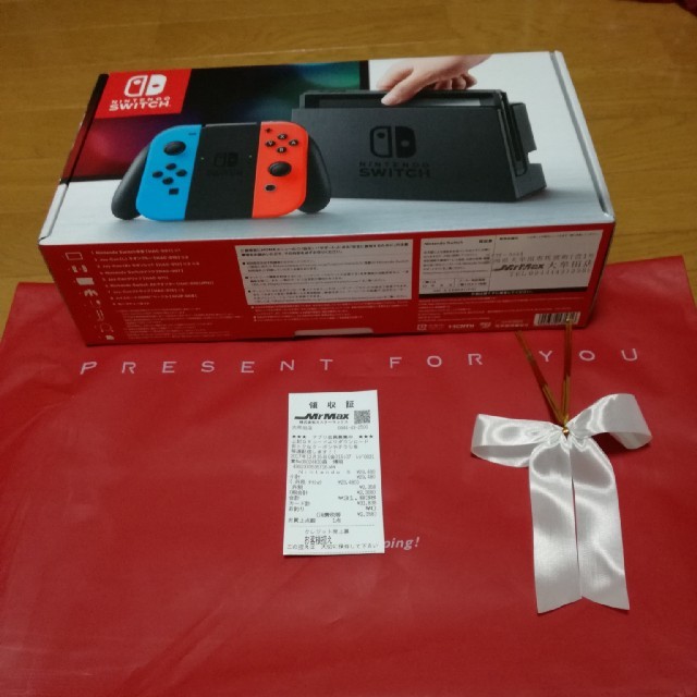 Nintendo Switch(ニンテンドースイッチ)の新品未開封 switch エンタメ/ホビーのゲームソフト/ゲーム機本体(家庭用ゲーム機本体)の商品写真