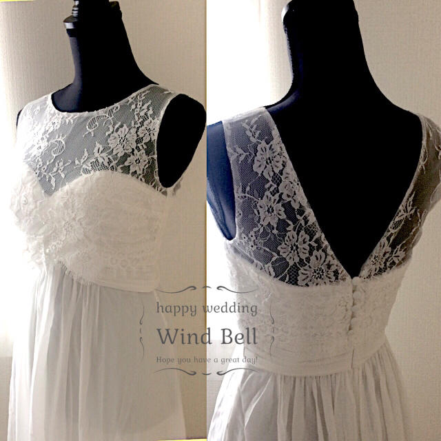 新品♡Mサイズ♡繊細ひげレース♡ノースリーブ♡ブライダルボレロ♡オフホワイト レディースのフォーマル/ドレス(ウェディングドレス)の商品写真