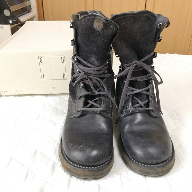 GUIDI コードバンレースアップブーツ 39