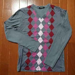 バーバリーブラックレーベル(BURBERRY BLACK LABEL)の中古品 使用感有 BURBERRY BLACK LABEL 長袖カットソー(Tシャツ/カットソー(七分/長袖))