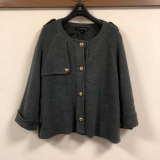 ユナイテッドアローズグリーンレーベルリラクシング(UNITED ARROWS green label relaxing)の本日限定値下げ❤️美品 グリーンレーベル ニット ノーカラーコート(ノーカラージャケット)