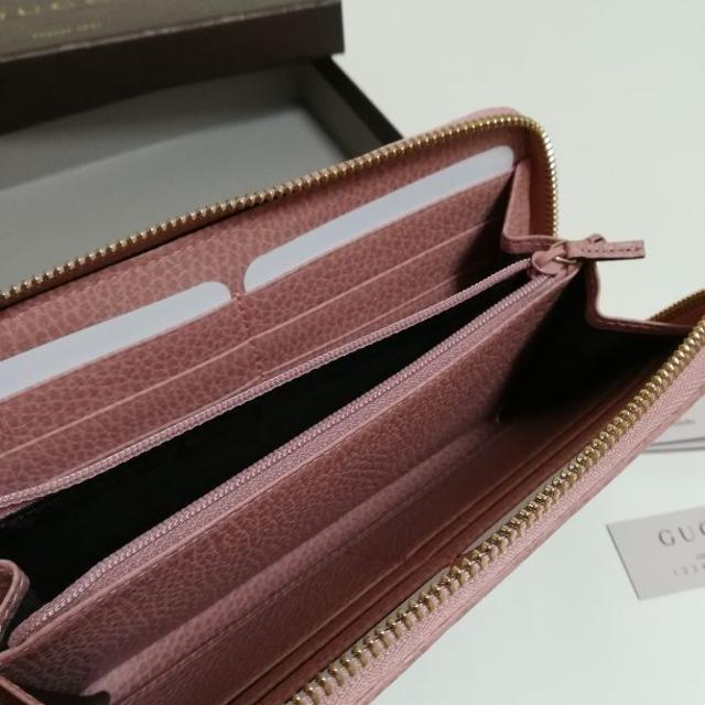 Gucci(グッチ)の即日発送★グッチ GGスプリーム キャンバス 長財布 ベージュ/ピンク 即日発送 レディースのファッション小物(財布)の商品写真