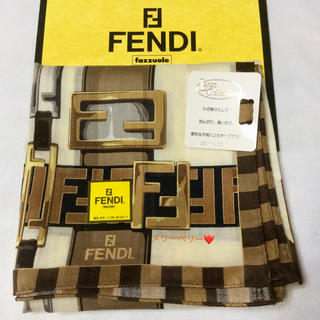 フェンディ(FENDI)の【新品】❤️フェンディ 大判ハンカチーフ❤︎✨(ハンカチ)