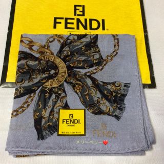 フェンディ(FENDI)の【新品】❤️フェンディ ハンカチ❤︎リボン🎀✨(ハンカチ)