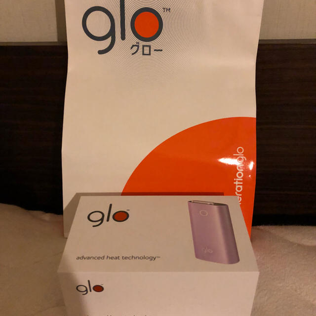 glo(グロー)のグロー glo 限定カラー モーヴピンク 本体セット 電子タバコ 完売品 メンズのファッション小物(タバコグッズ)の商品写真
