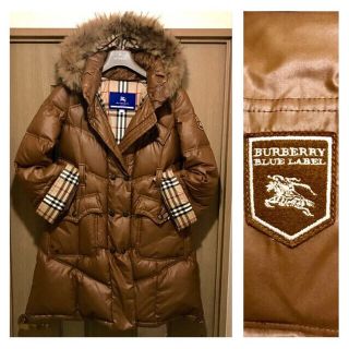 バーバリーブルーレーベル(BURBERRY BLUE LABEL)のバーバリー  ブルーレーベル ダウンコート(ダウンジャケット)