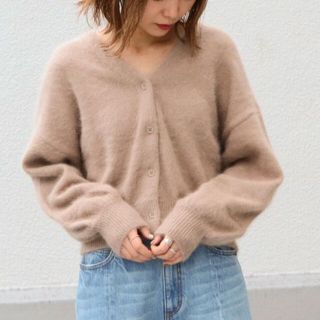 アナザーエディション(ANOTHER EDITION)のanother edition ❤︎ angora knit cardigan(カーディガン)