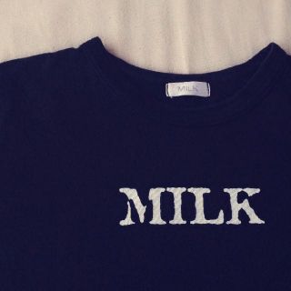 MILK 2019年 春夏新作 新品タグ付き ロゴTシャツ