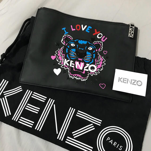 定価約2.2万 KENZO ケンゾー クラッチバッグ ポーチ 正規品 韓国 | フリマアプリ ラクマ