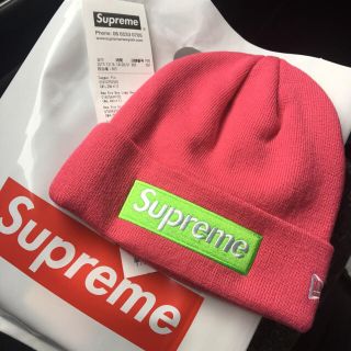 シュプリーム(Supreme)のSUPREME new era box logo beanie(ニット帽/ビーニー)