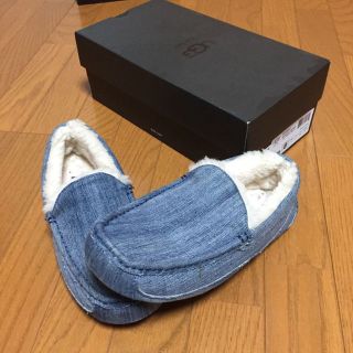 UGG アグ スリッポン デニム 確実正規品 8 26cm 最終値下げ(スリッポン/モカシン)