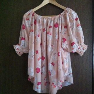 リエンダ(rienda)のrienda♡花柄シフォンチュニック♡(チュニック)