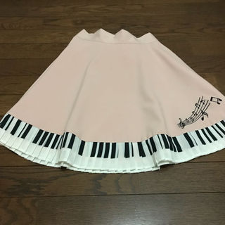 シークレットハニー(Secret Honey)の【値下げしました】Secret Honey☆ピアノ風スカート（used）(ミニスカート)