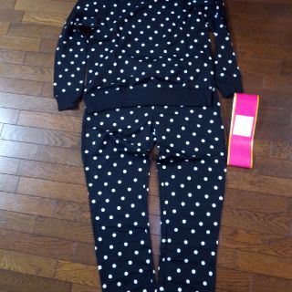 ケイトスペードニューヨーク(kate spade new york)の☆新品kate spade☆ドットスウェット上下部屋着(ルームウェア)