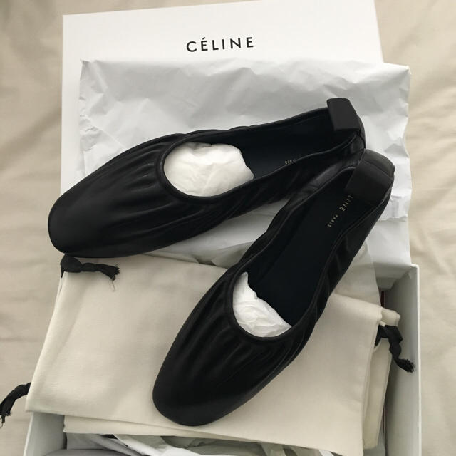 品質保証 celine - 24まで出品 CELINE セリーヌ バレエシューズ 新品