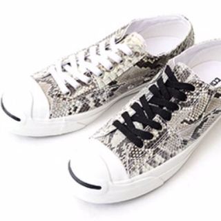 コンバース(CONVERSE)のコンバース ジャックパーセル パイソンレザー25センチ(スニーカー)