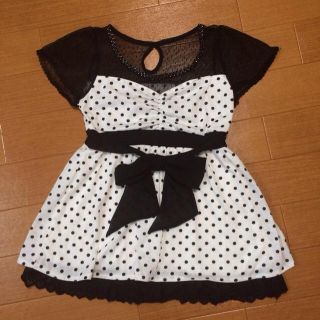 セシルマクビー(CECIL McBEE)の美品♡セシルドットレース(チュニック)