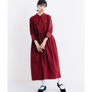 メルロー(merlot)の新品 merlot  うさみみ襟レースラインスリーブワンピース(ロングワンピース/マキシワンピース)