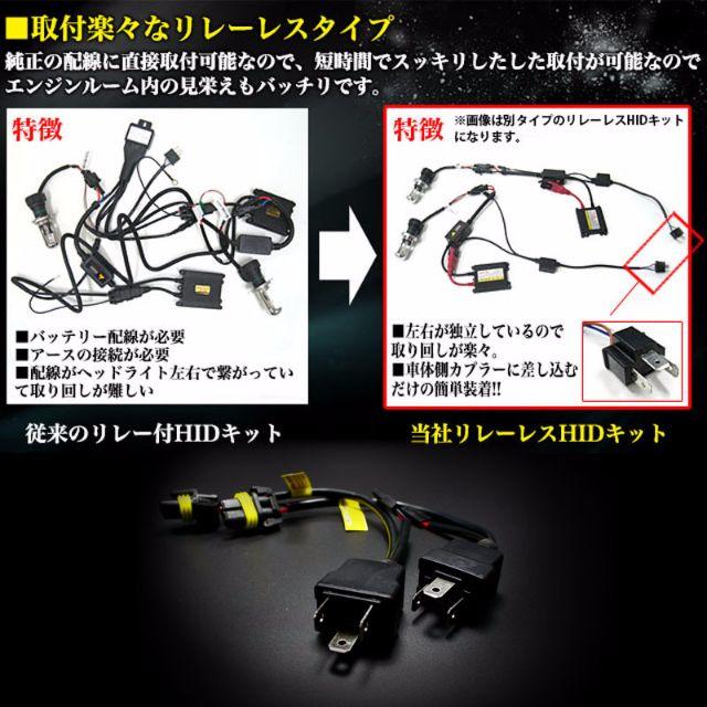 yuu様専用 増強型H4 Hi/Loスライド式 超薄型バラスト HIDキット 自動車/バイクの自動車(汎用パーツ)の商品写真