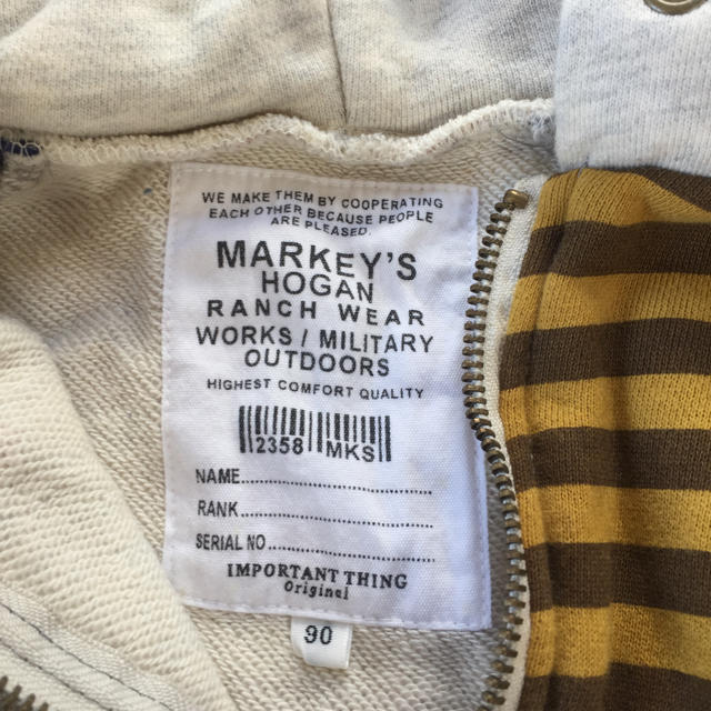 MARKEY'S(マーキーズ)のMARKEY’S パーカー マーキーズ キッズ/ベビー/マタニティのキッズ服女の子用(90cm~)(ジャケット/上着)の商品写真