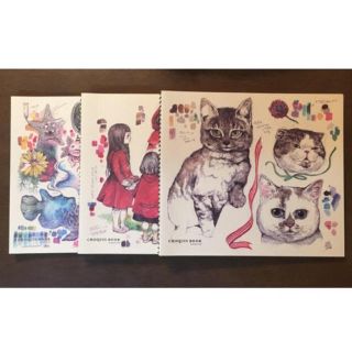 新品◆ヒグチユウコ クロッキー帳 全3種◆スケッチブック 猫 小春 ギュスターヴ(スケッチブック/用紙)