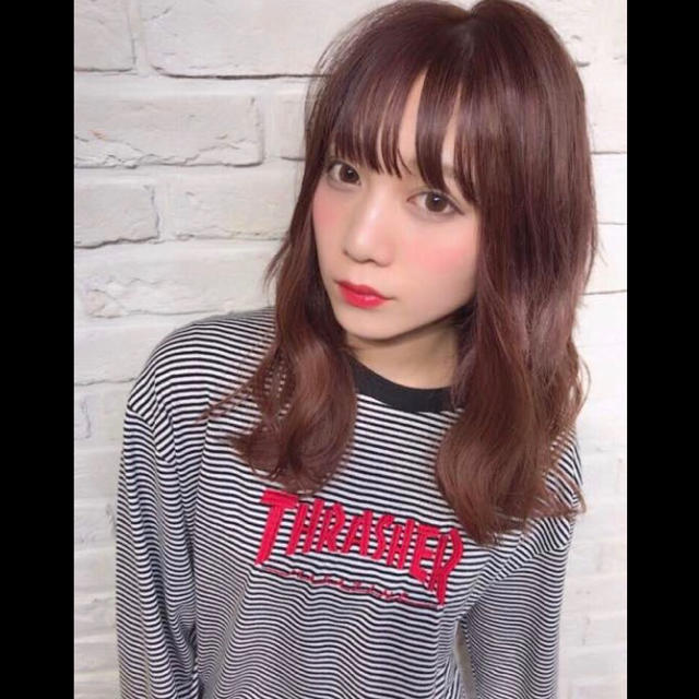 jouetie(ジュエティ)のjouetie × THRASHER ボーダー L/S TEE ブラック 新品 レディースのトップス(Tシャツ(長袖/七分))の商品写真