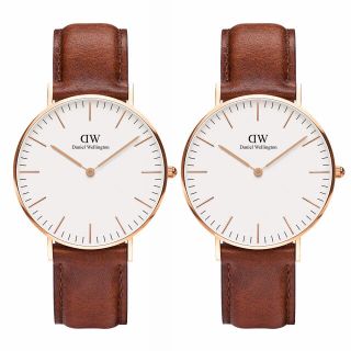 ダニエルウェリントン(Daniel Wellington)の【プレゼントボックス付き】 ペアウォッチ ダニエルウェリントン 36mm モース(腕時計)