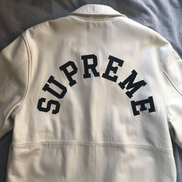 supreme champion レザーコーチジャケットメンズ