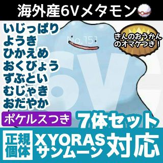 ポケモン 海外産 色違い 6vメタモン 7体セット ポケモン Xy Oras サンムーンの通販 ラクマ