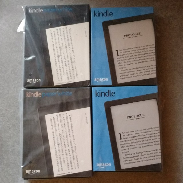 kindle paperwhite4G 2台+kindle new 2台PC/タブレット