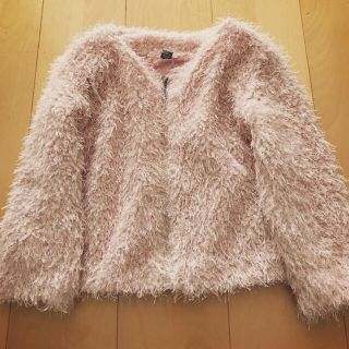 ザラキッズ(ZARA KIDS)の☆ZARA ザラ シャギー ジャケット 4-5Y 110 120(ジャケット/上着)