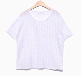 ディーホリック(dholic)のギンガムチェックTシャツ(Tシャツ(長袖/七分))