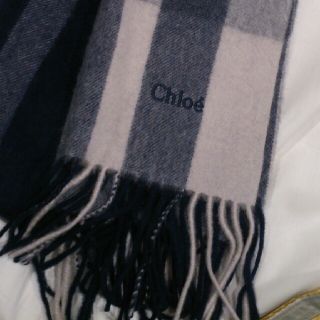Chloe(マフラー/ショール ・ ブルー・ネイビー/青色系)の Chloe(マフラー/ショール ・ ブルー・ネイビー/青色系)の