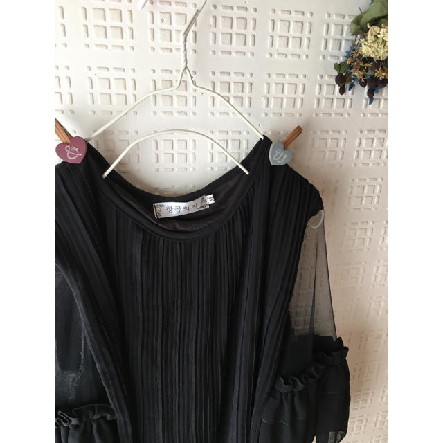シースルー  ミニドレス レディースのフォーマル/ドレス(ミニドレス)の商品写真