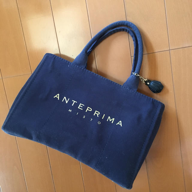 ANTEPRIMA - ANTEPRIMA MISTO♡キャンバストート ネイビーの通販 by ...