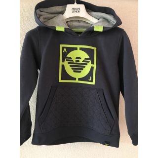 アルマーニ ジュニア(ARMANI JUNIOR)のARMANI JUNIOR☆アルマーニジュニア裏起毛フードパーカー6A新品未使用(その他)