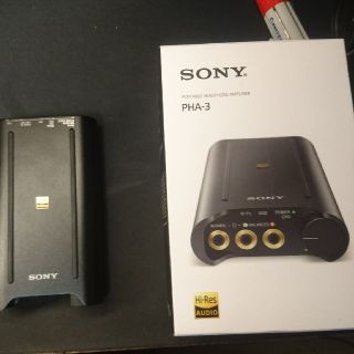 ソニー(SONY)のPHA-3 美品 付属品全て揃ってます(アンプ)