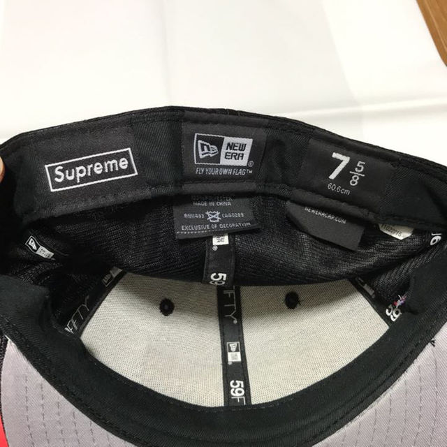 SUPREME NEW ERA 7 5/8 Black - 3