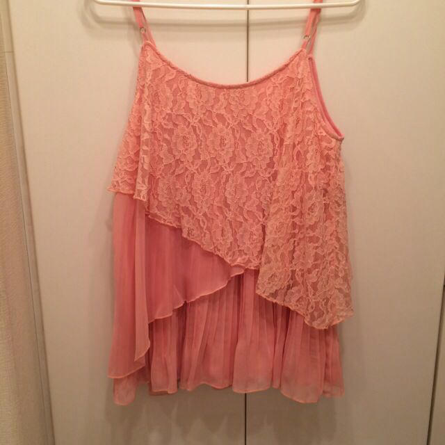 CECIL McBEE(セシルマクビー)のPink top レディースのトップス(カットソー(半袖/袖なし))の商品写真