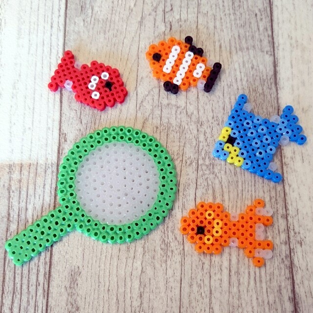 アイロンビーズ 金魚すくい おままごと ハンドメイド お風呂遊びの通販 By マロン S Shop ラクマ