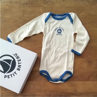 プチバトー(PETIT BATEAU)のQuu♡様専用 プチバトー ロンパース  18m(ロンパース)