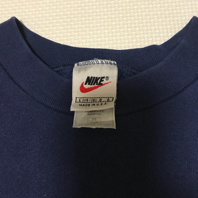 NIKE(ナイキ)の［used］NIKEスウェット made in US レディースのトップス(トレーナー/スウェット)の商品写真