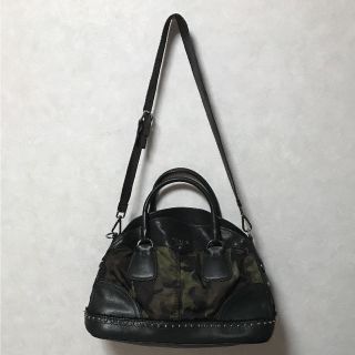 プラダ(PRADA)の専用です。美品  プラダ迷彩ボストン ショルダーバッグ(ショルダーバッグ)