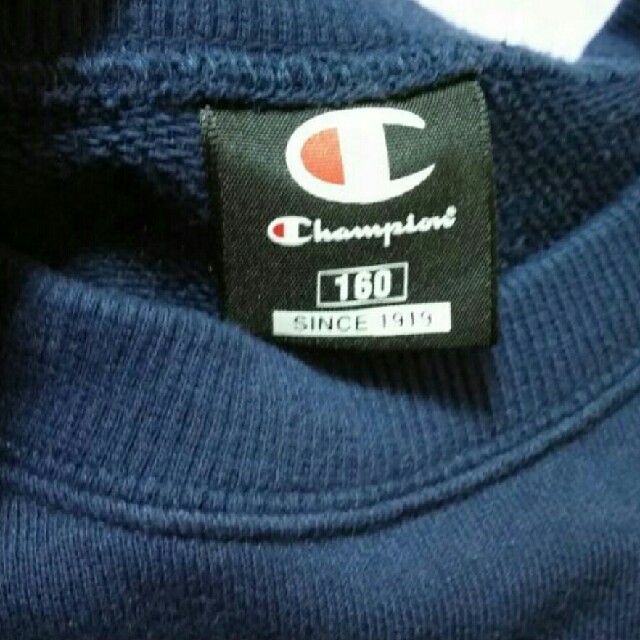 Champion(チャンピオン)の160 チャンピオン トレーナー キッズ/ベビー/マタニティのキッズ服女の子用(90cm~)(Tシャツ/カットソー)の商品写真