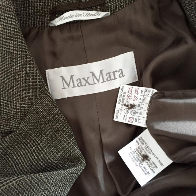 Max Mara(マックスマーラ)のMaxMara♡グレンチェックのテーラードジャケット レディースのジャケット/アウター(テーラードジャケット)の商品写真