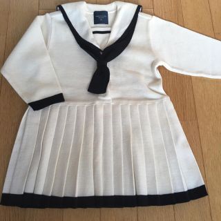 コムサデモード(COMME CA DU MODE)のコムサデモード 95 ニットワンピース 美品 冠婚葬祭 七五三(ワンピース)